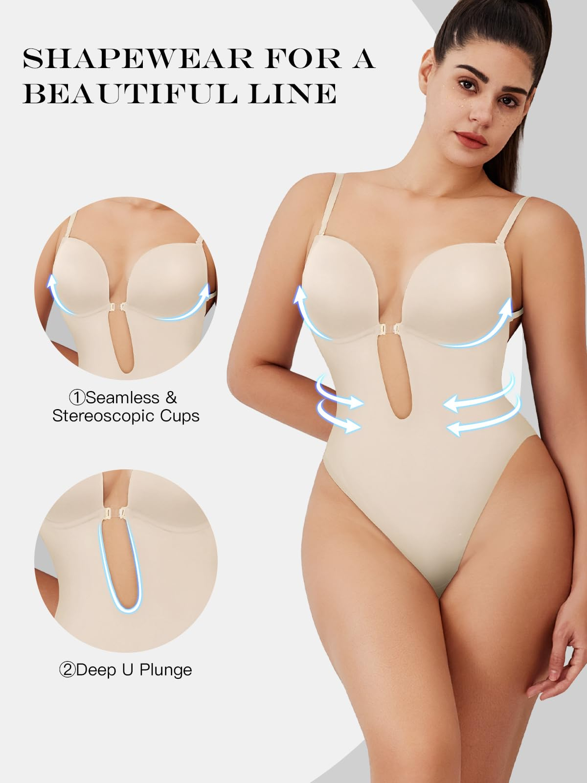 บอดี้สูทกระชับสัดส่วน สายเดี่ย - Corset Waist Cinch บทวิจารณ์และราคา