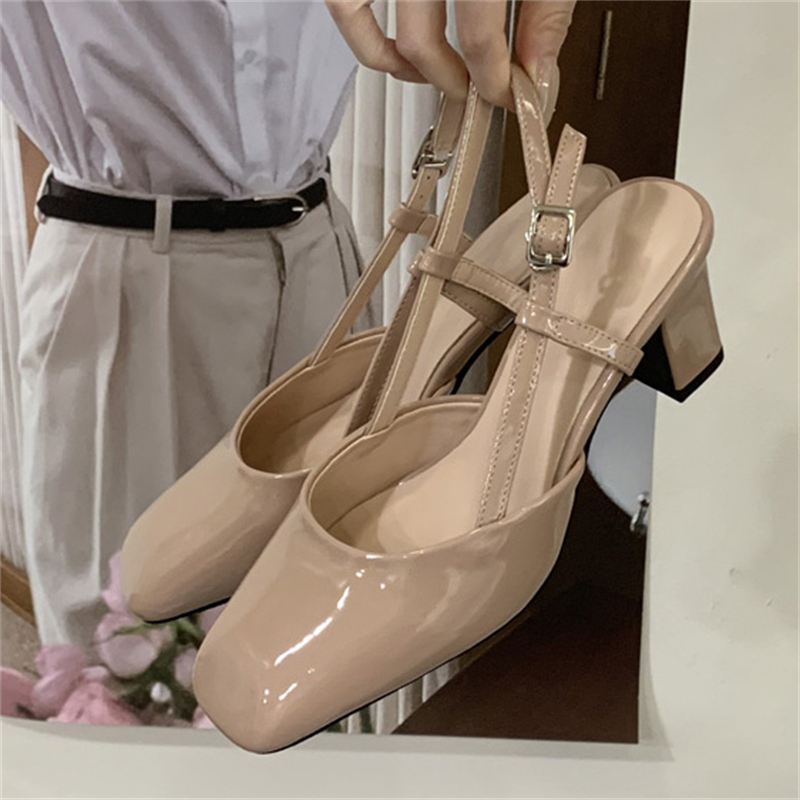 รองเท้าส้นเตารีดหนังเทียมทรงหั - Slip Dress Satin บทวิจารณ์และราคา