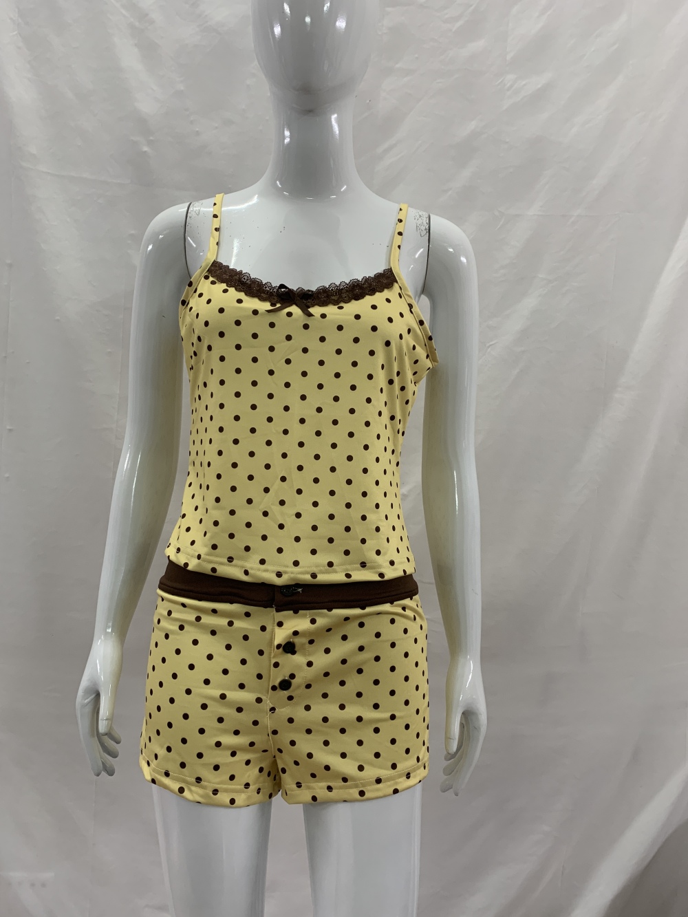 ชุดนอน 2 ชิ้น เสื้อสายเดี่ยว ค - Cami Top Lace บทวิจารณ์และราคา